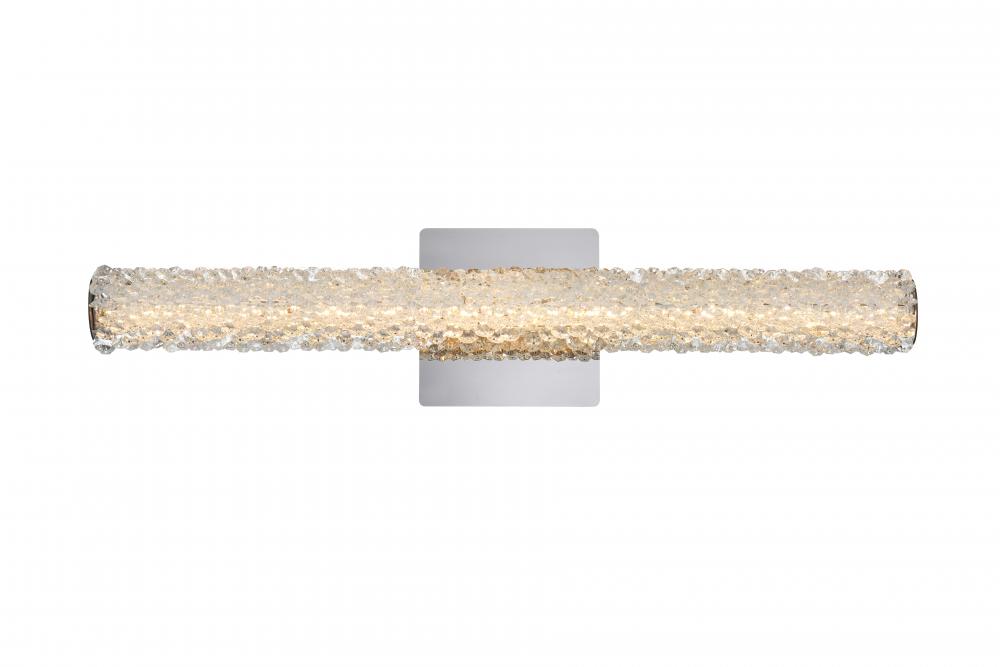 Bowen Wall Sconce W24&#34; H5.5&#34; E4.5&#34; LED 12W DIM 3CCT  Chrome