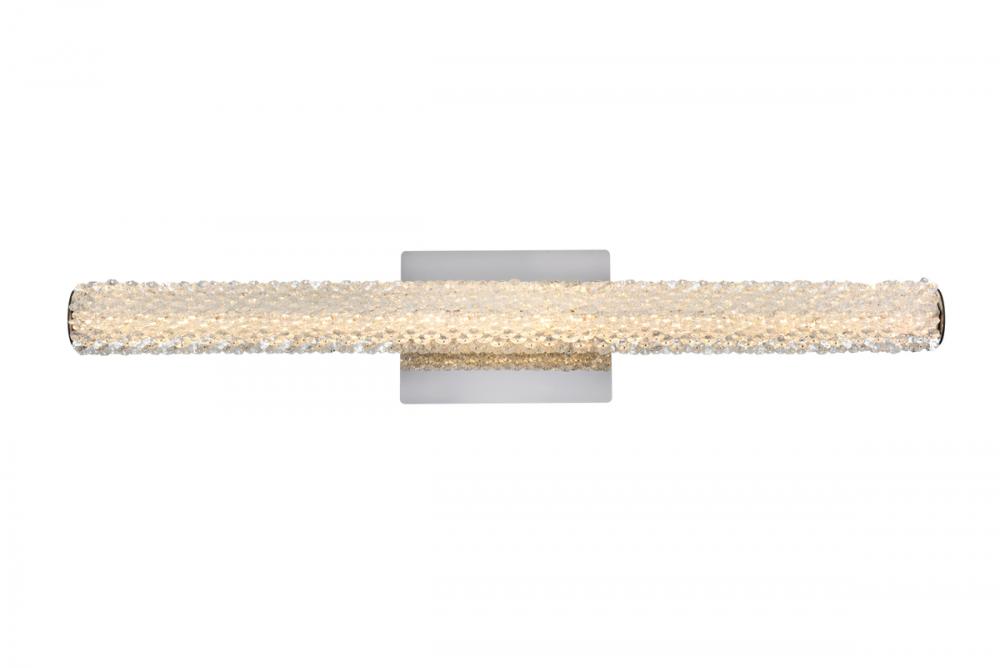 Bowen Wall Sconce W30&#34; H5.5&#34; E4.5&#34;  LED 14W  DIM 3CCT  Chrome