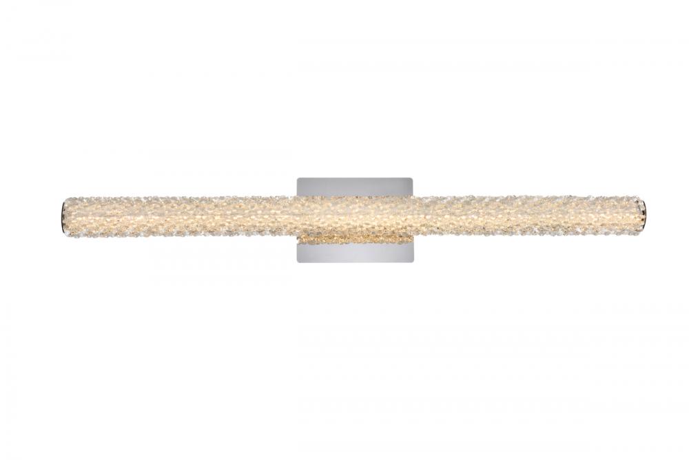 Bowen Wall Sconce W36&#34; H5.5&#34; E4.5&#34; LED 20W DIM 3CCT  Chrome