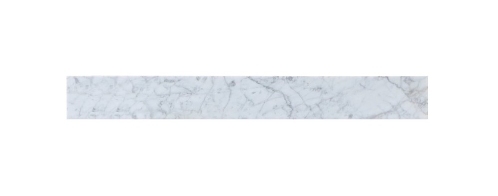 Back Splash 32&#34; Carrara White