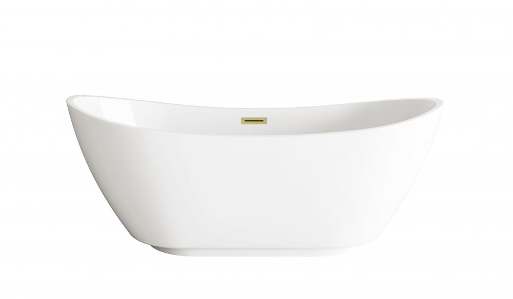 Bathtub 62.2x28.3x25.2 GW with BGD drain kit