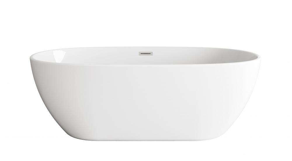 Bathtub 66.9&#34;30.7&#34;24.0&#34; GW with BNK drain kit