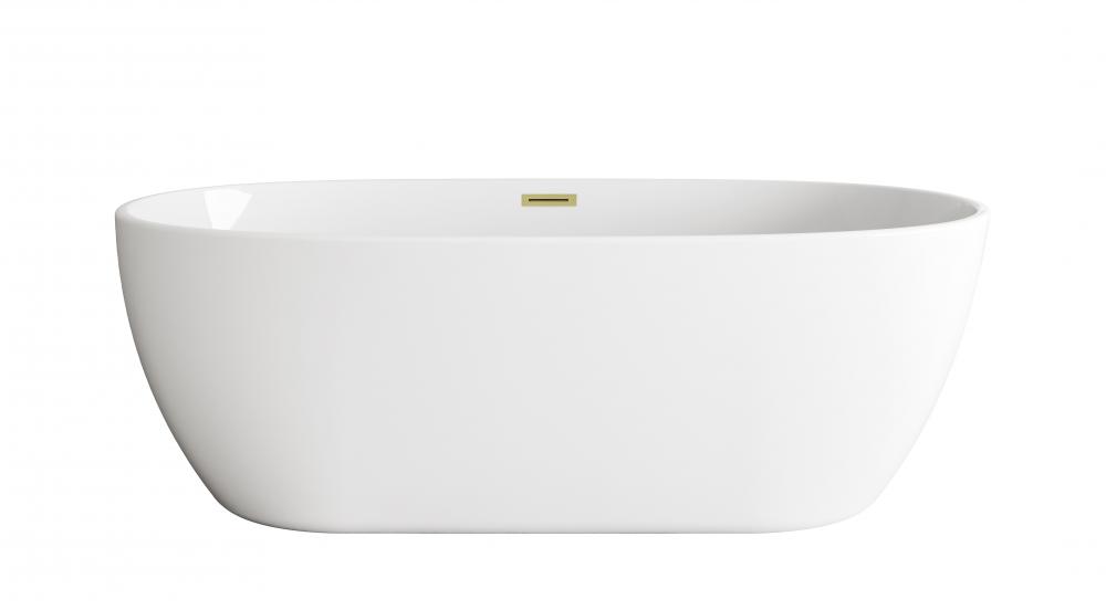Bathtub 70.0&#34;33.5&#34;24.0&#34; GW with BGD drain kit