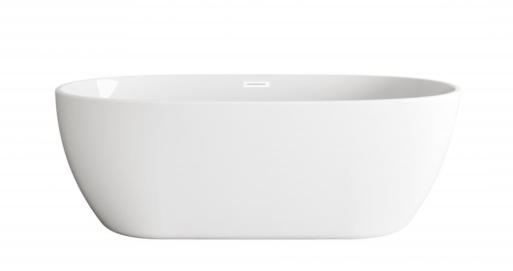 Bathtub 70.0&#34;33.5&#34;24.0&#34; GW with WHT drain kit
