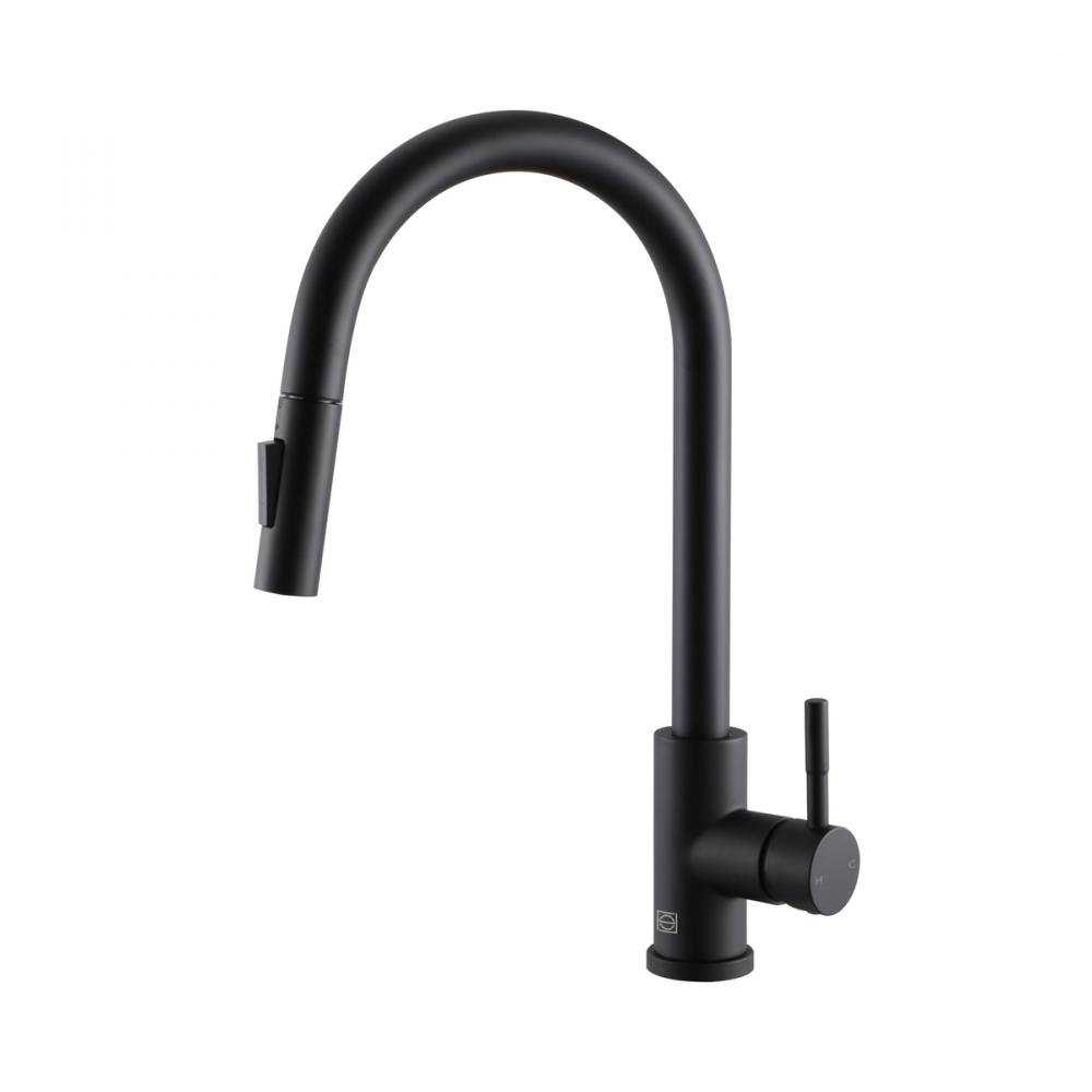 Kitchen Faucet 4 17/64&#34; × 1‘ 4-5/32&#34;  × 10 23/64&#34; matte black