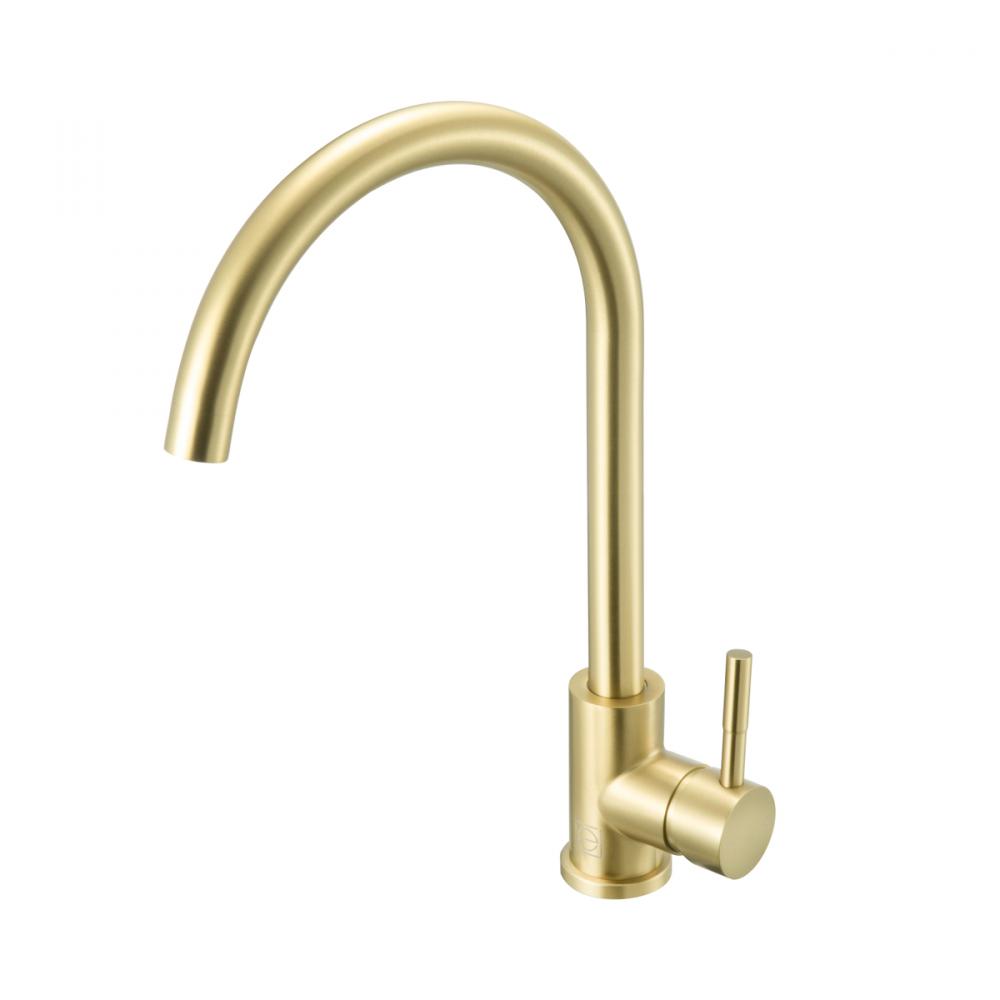 Kitchen Faucet 3 5/8&#34; × 1‘ 2-1/2&#34; × 9 3/8&#34; brushed gold