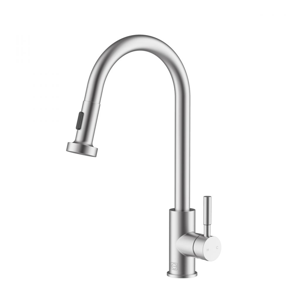 Kitchen Faucet 4 17/64&#34; × 1‘ 4-5/32&#34;  × 10 25/32&#34; brushed nickel