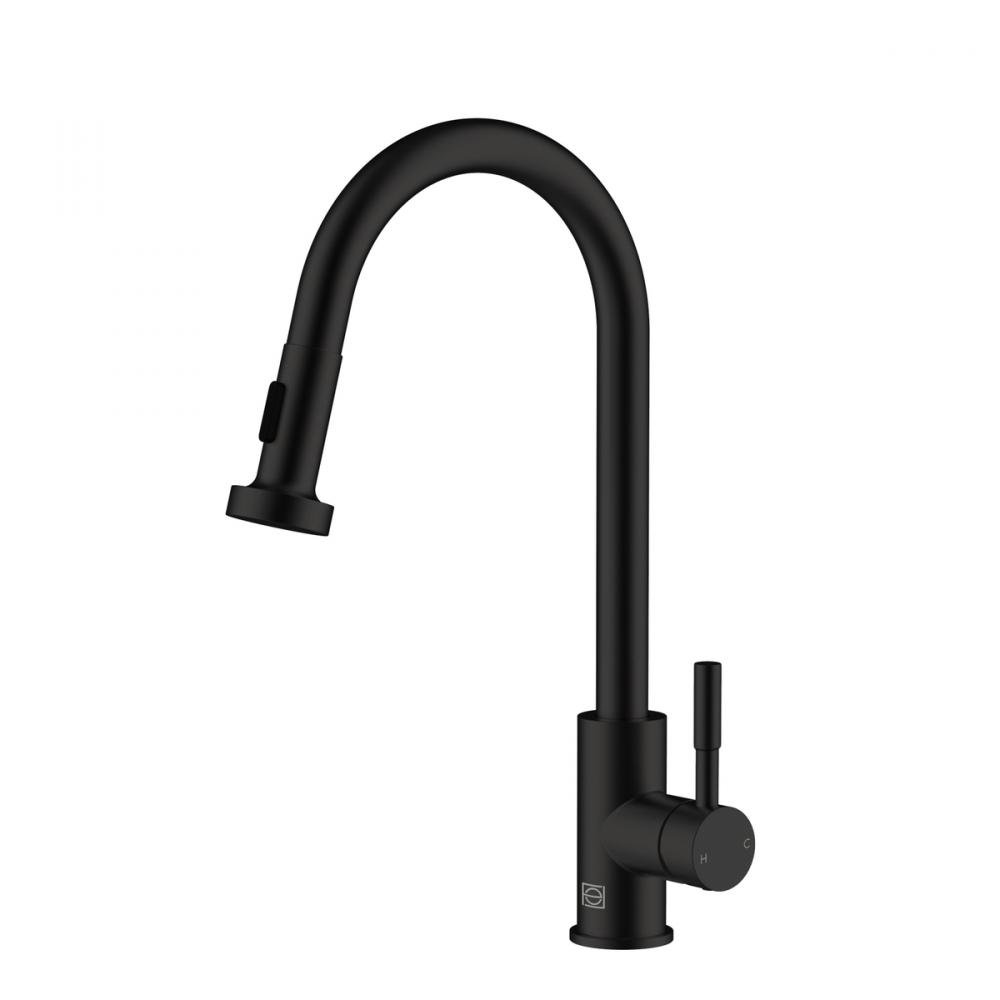 Kitchen Faucet 4 17/64&#34; × 1‘ 4-5/32&#34;  × 10 25/32&#34; matte black
