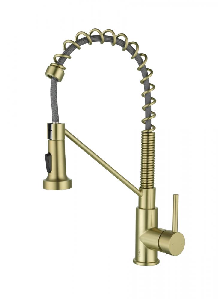 Kitchen Faucet 4 3/16&#34; × 1‘ 5-11/16&#34;  × 10 3/8&#34; brushed gold