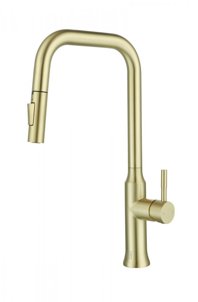 Kitchen Faucet 4 1/8&#34;  × 1‘ 5-1/2&#34; × 10 3/16&#34; brushed gold