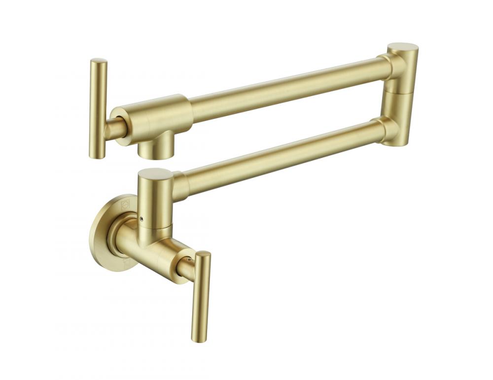 Kitchen Faucet 13 7/8&#34; × 8 7/16&#34;  brushed gold