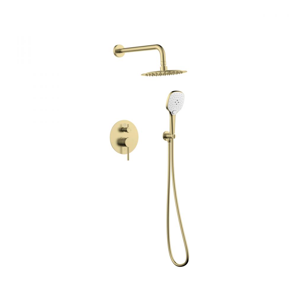 Shower Room Faucet 17-9/32&#34; × 78&#34; brushed gold