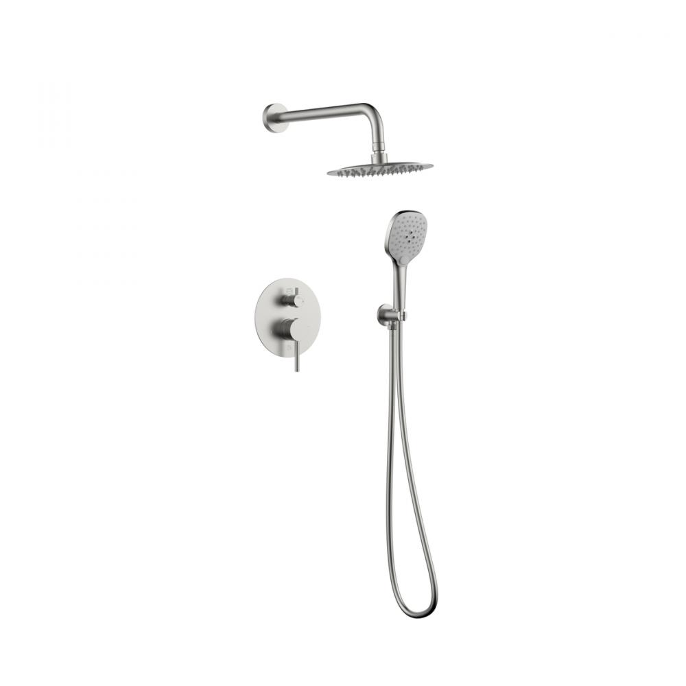 Shower Room Faucet 17-9/32&#34; × 78&#34; brushed nickel