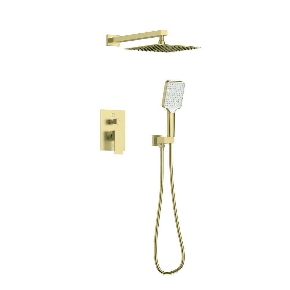 Shower Room Faucet 19-7/64&#34; × 78&#34; brushed gold