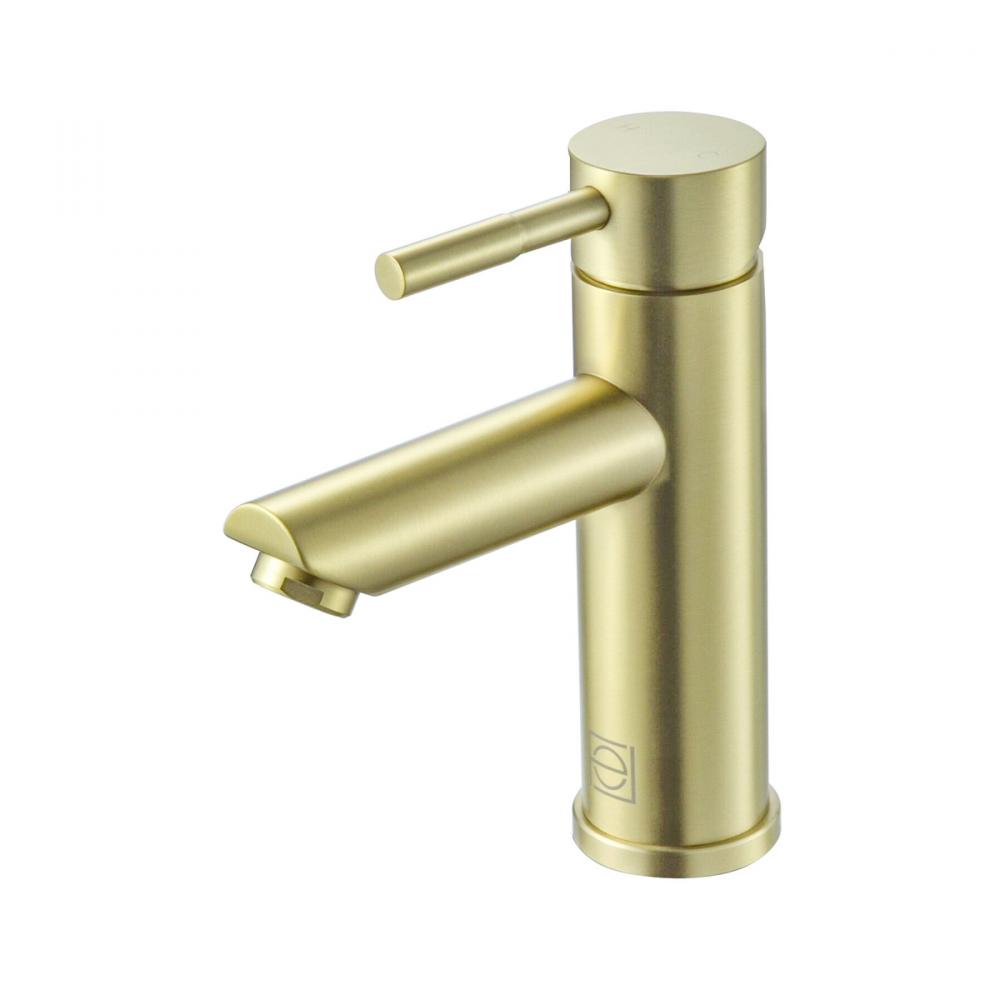 Vanity Faucet 1 15/16&#34; × 6 3/4&#34; × 5 11/16&#34; brushed gold