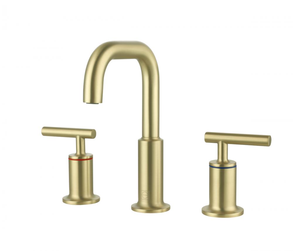 Vanity Faucet 1‘-0 3/16&#34; × 8 7/16&#34;  × 6 5/8&#34; brushed gold