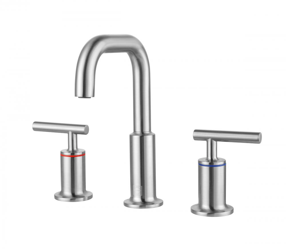 Vanity Faucet 1‘-0 3/16&#34; × 8 7/16&#34;  × 6 5/8&#34; brushed nickel