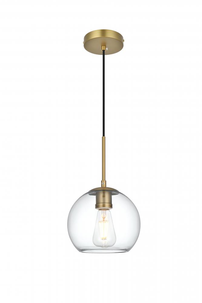 BAXTER Hang D7.9&#34;H8&#34;L1 Satin Gold CL