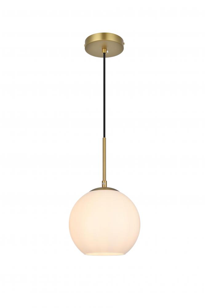 BAXTER Hang D7.9&#34;H8&#34;L1 Satin Gold W