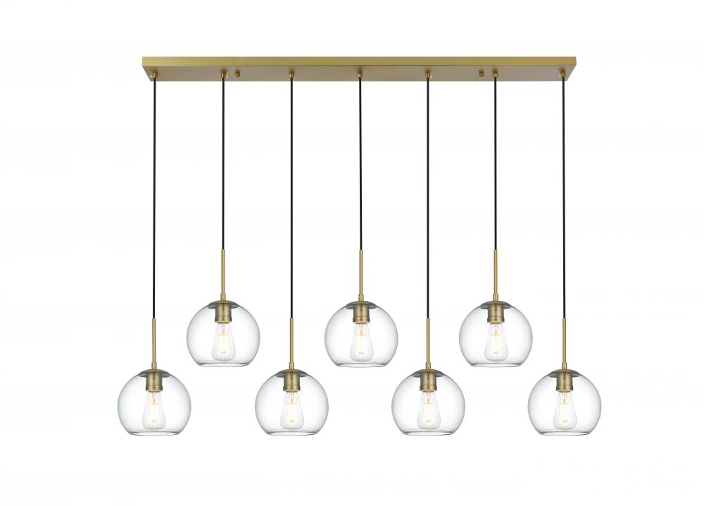 BAXTER Hang L53.9&#34;W7.9&#34;H8&#34;L7 Satin Gold CL