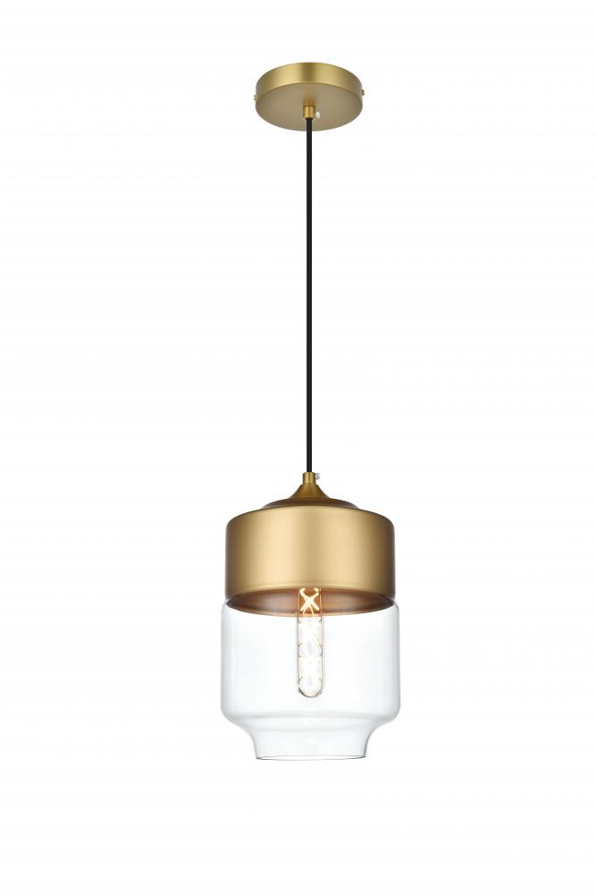 ASHWELL Hang D7.1&#34;H11&#34;L1 Satin Gold