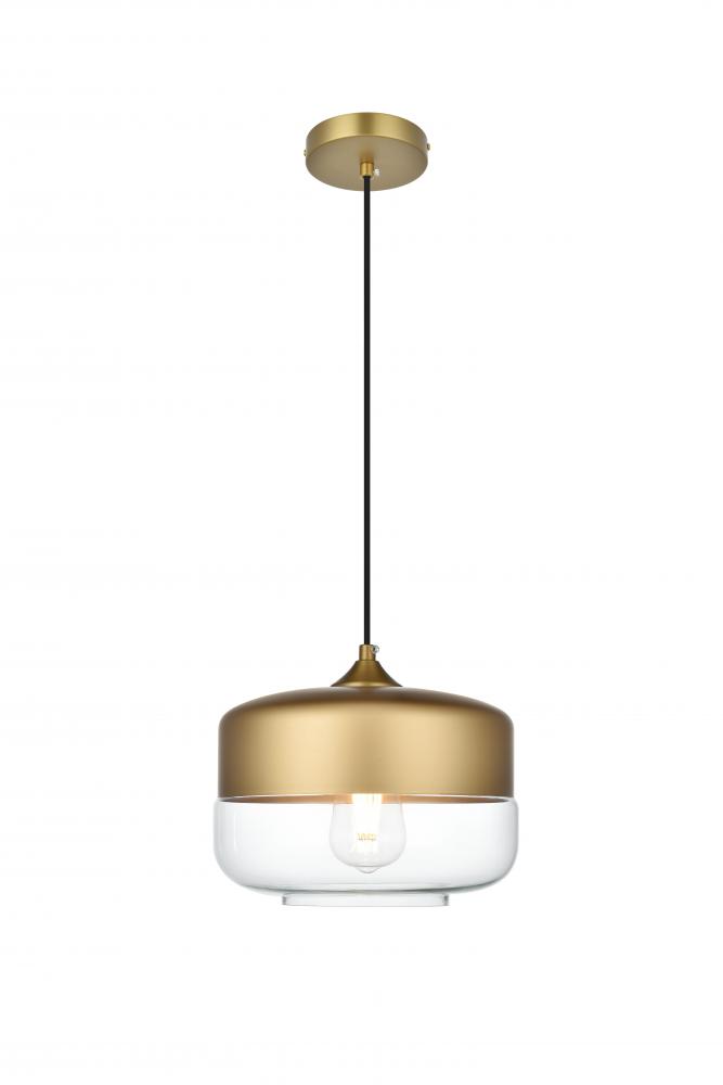 ASHWELL Hang D9.8&#34;H8.7&#34;L1 Satin Gold