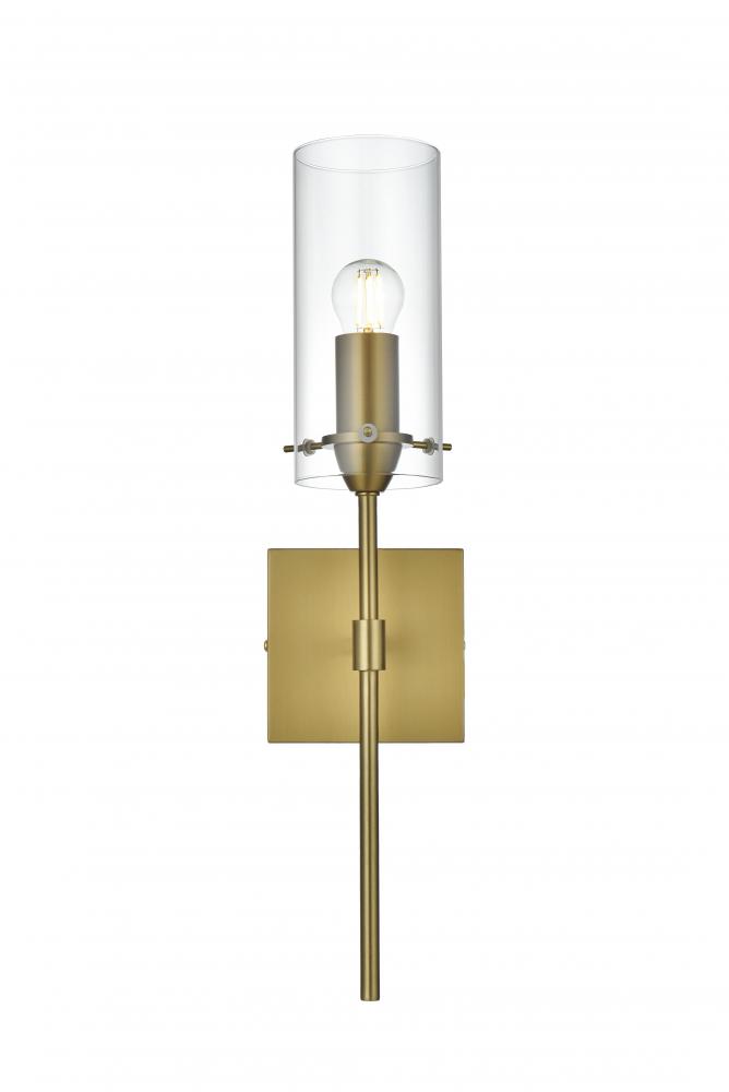 Elsreth Wall Sconce W4.7&#34;E4.3&#34;H20&#34; Satin Gold