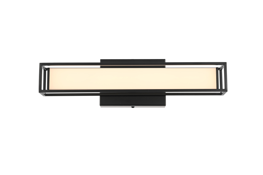 Wall Sconce L16&#34; E4.5&#34; H4.3&#34; LED 8W 3CCT Black