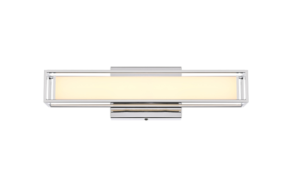 Wall Sconce L16&#34; E4.5&#34; H4.3&#34; LED 8W 3CCT Chrome