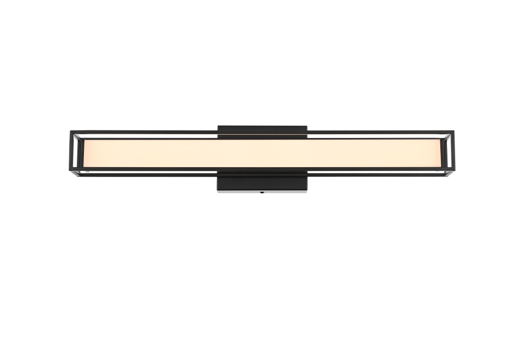 Wall Sconce L24&#34; E4.5&#34; H4.3&#34; LED 14W 3CCT Black