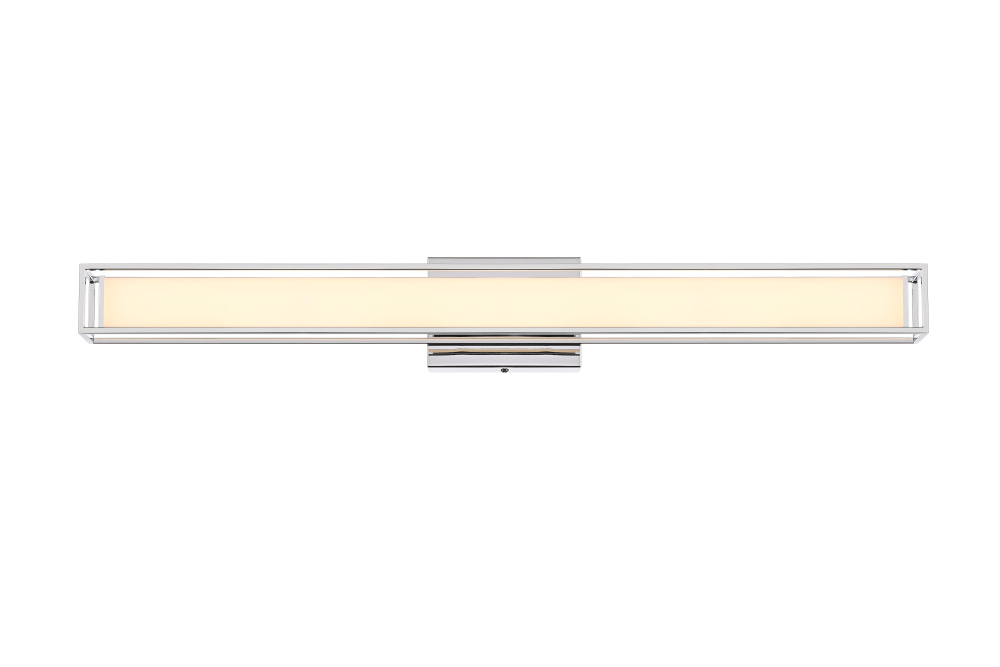 Wall Sconce L31&#34; E4.5&#34; H4.3&#34; LED 18W 3CCT Chrome