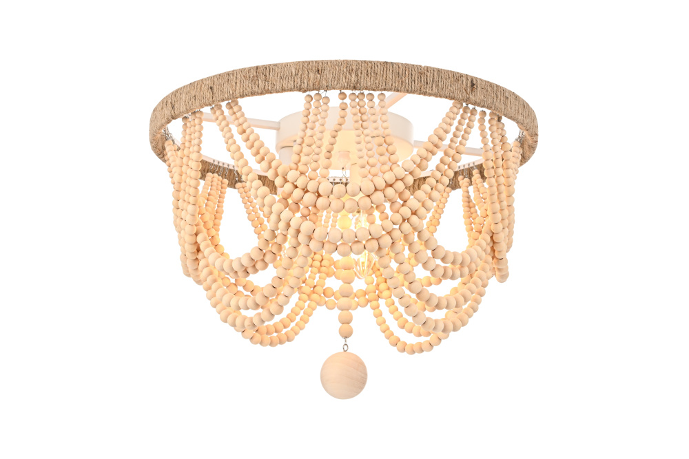 Flush Mount D16&#34; H14&#34; Beige