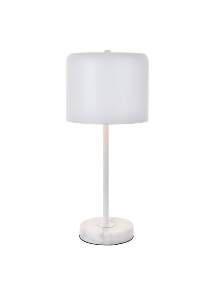 Exemplar T Lamp W9.3&#34;*21&#34; WH