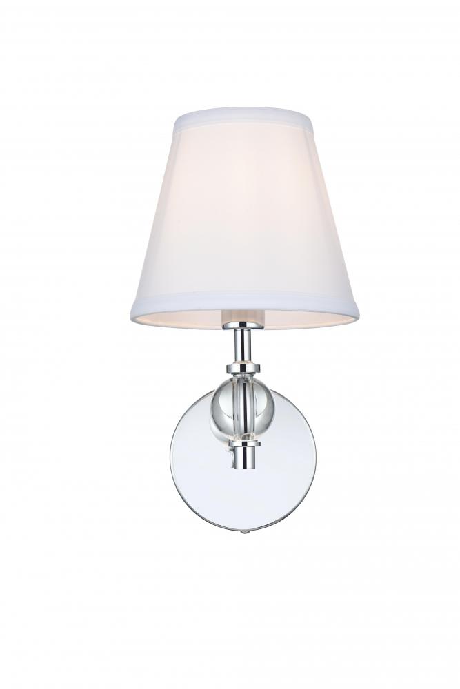 Bethany Wall sconce W6.7&#34;E8.5&#34;H12.5&#34;Chrome