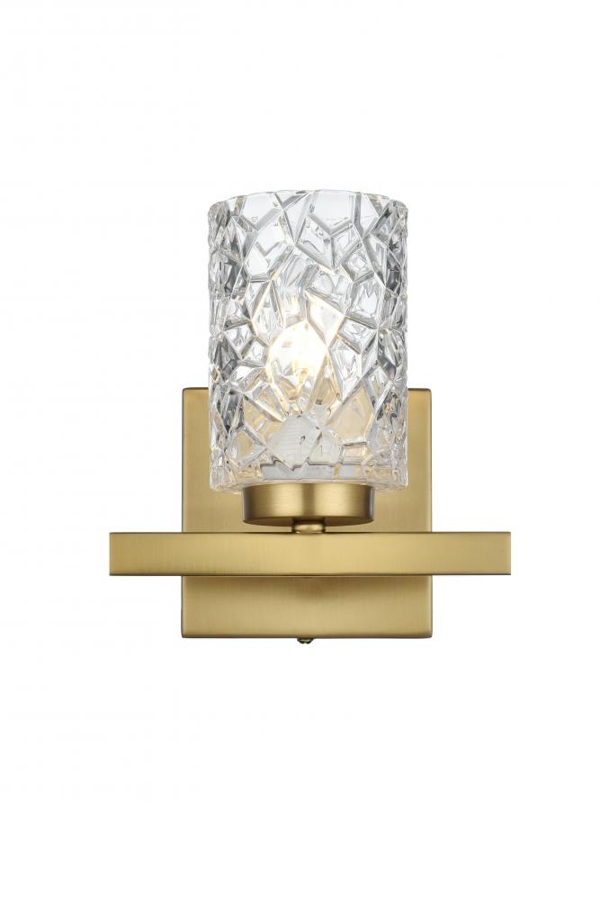 Cassie Wall sconce W7.1&#34;E5.2&#34;H7.7&#34; Satin Gold