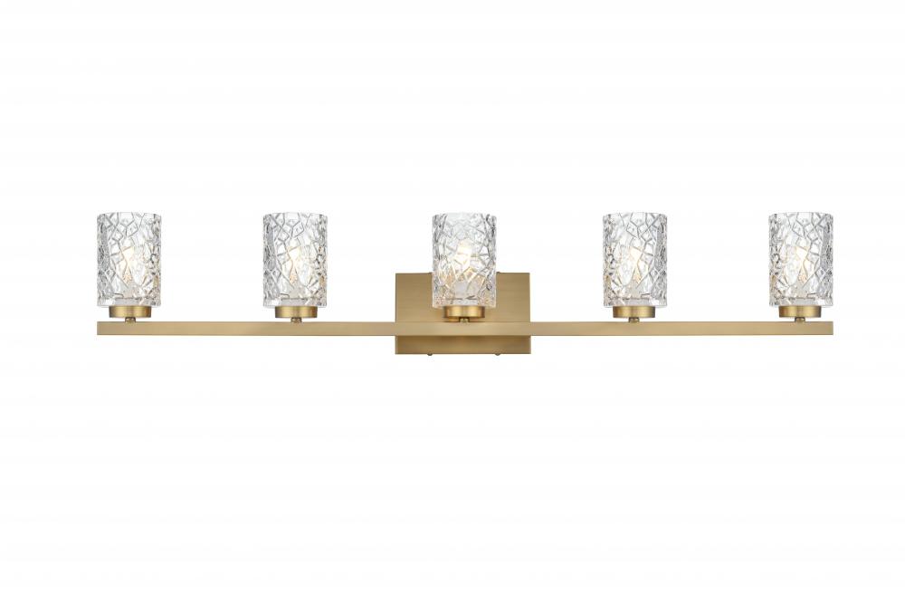 Cassie Wall sconce W41.3&#34;E5.2&#34;H7.7&#34; Satin Gold