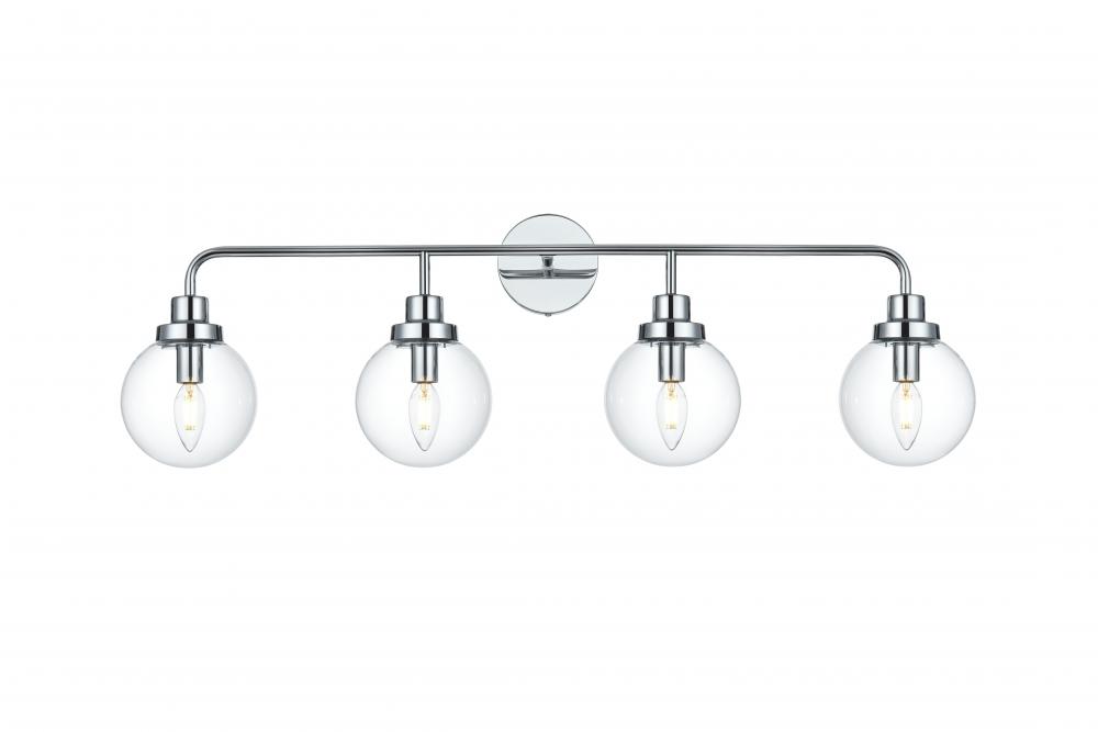 Hanson Wall Sconce L37.2&#34;H11.7&#34;E7.7&#34; C/GL Chrome