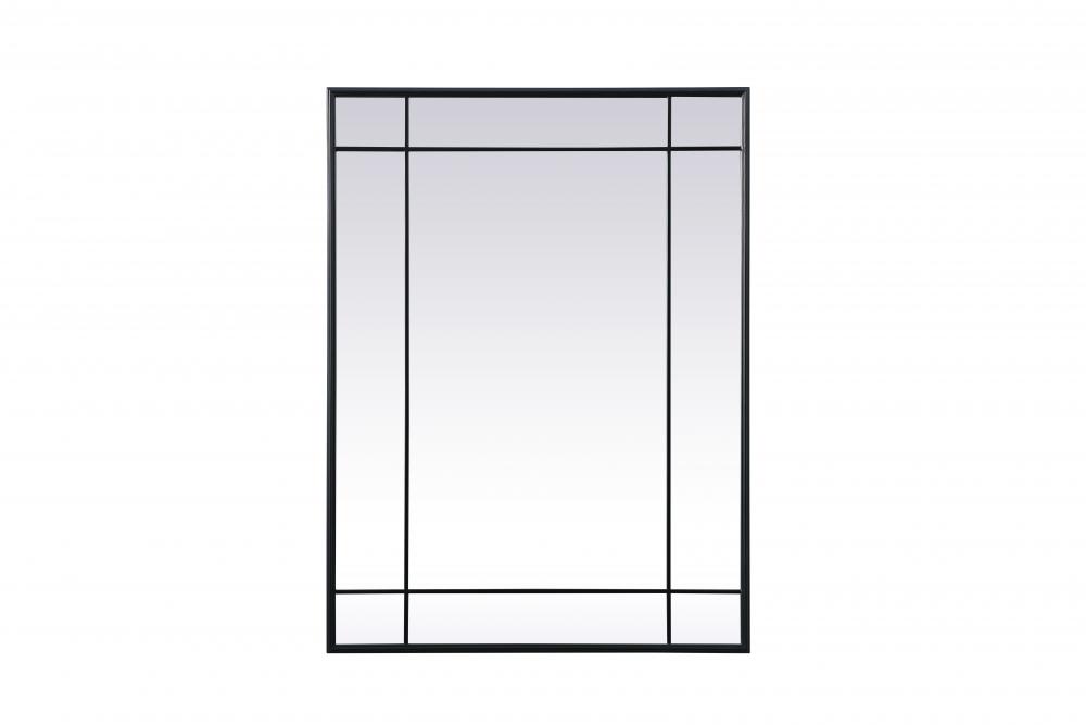 Viola Wall mirror 30&#34;W x 40&#34;H black