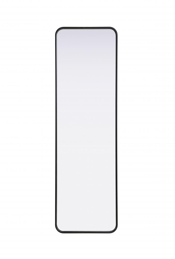 R Corner Mirror 18&#34;x60&#34;x2&#34; Black