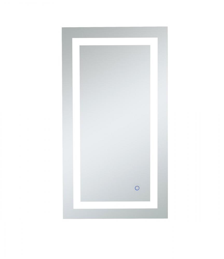 Helios 20in x 36in Hardwired LED mirror with touch sensor and color changing temperature