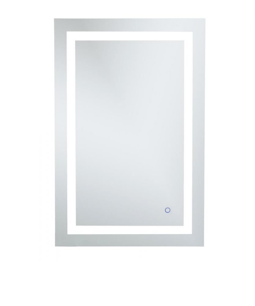 Helios 24in x 36in Hardwired LED mirror with touch sensor and color changing temperature