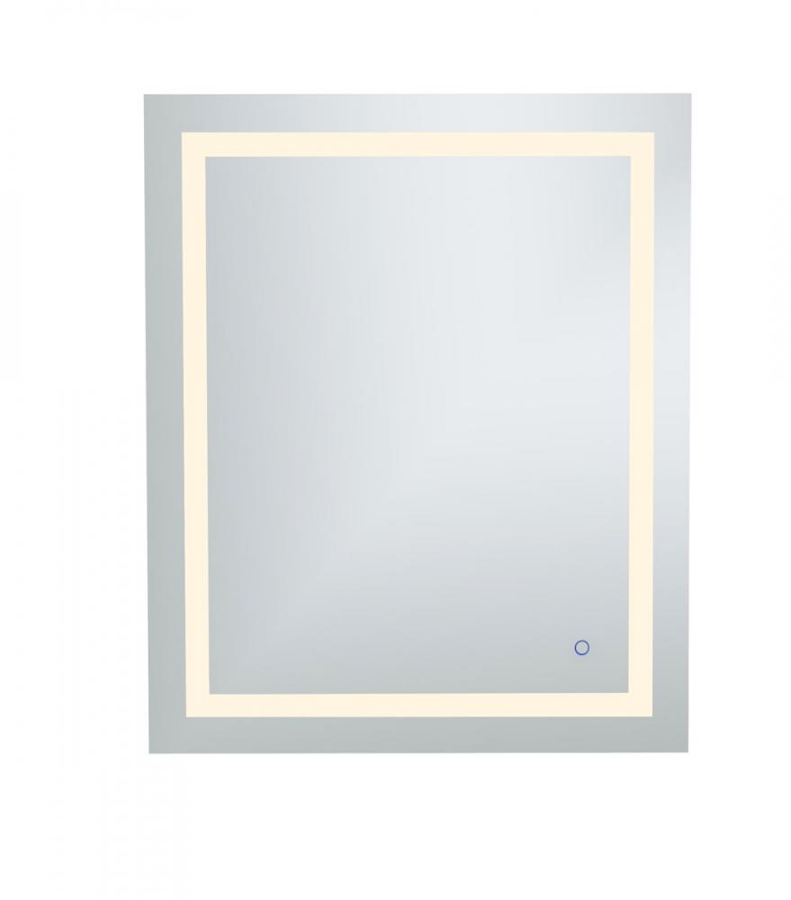Helios 30in x 36in Hardwired LED mirror with touch sensor and color changing temperature