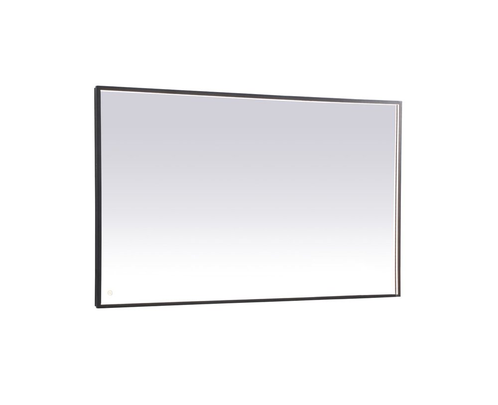 Pier 36x60 inch LED mirror with adjustable color temperature 3000K/4200K/6400K in black