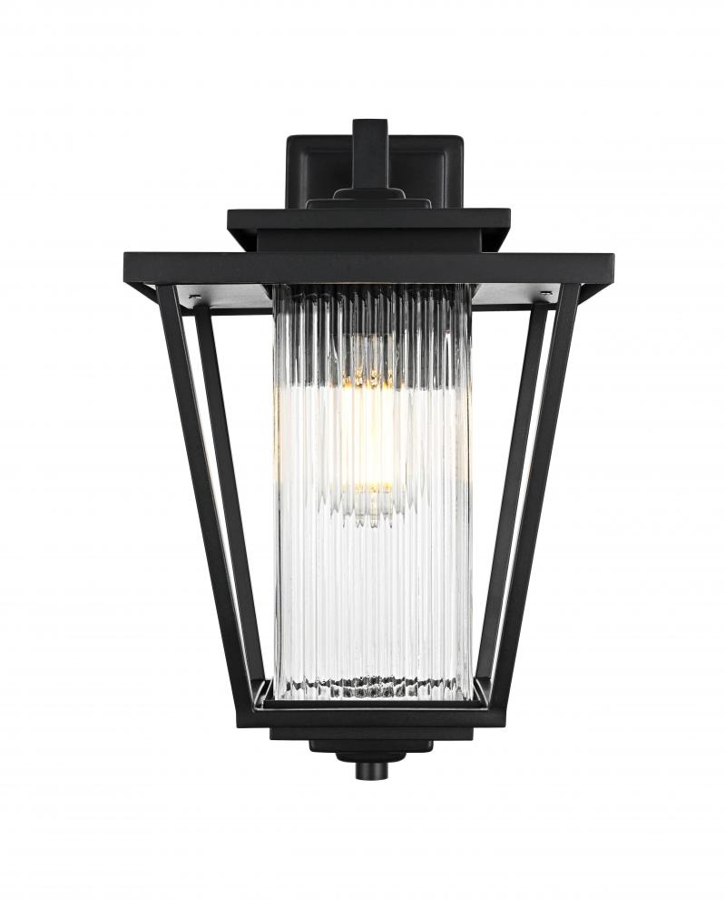 Wall sconce W10&#34; H15.5&#34; E11&#34; L1 Black