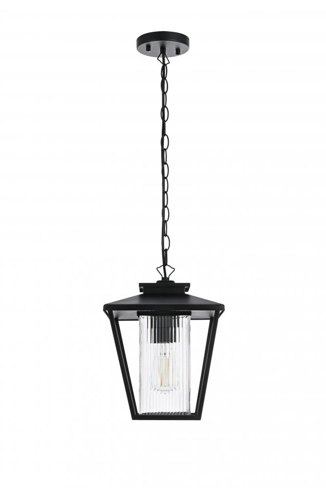 Outdoor Hanging L10&#34; H13.5&#34; E10&#34; L1 Black