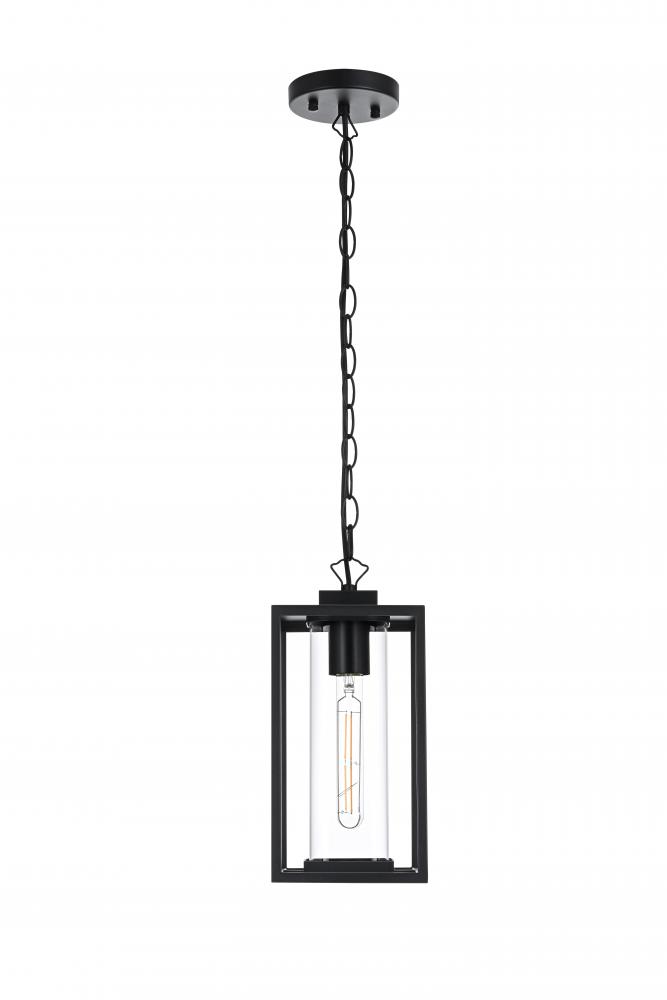 Outdoor Hanging L6&#34; W6&#34; H13&#34; L1 Black