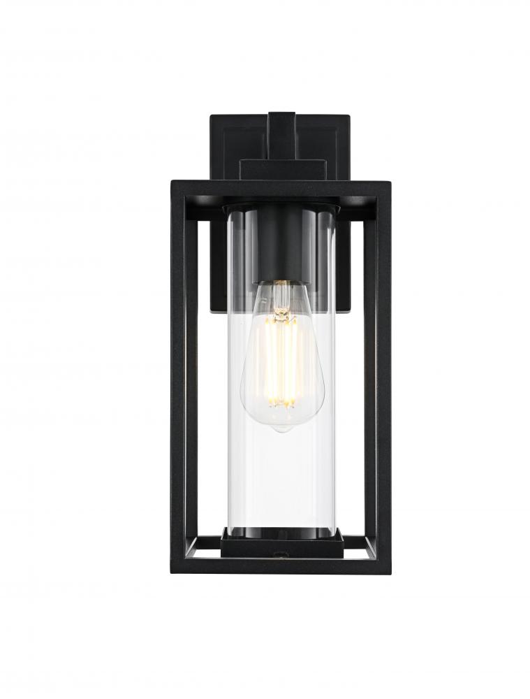 Wall sconce W6&#34; H13.5&#34; E7.5 L1 Black