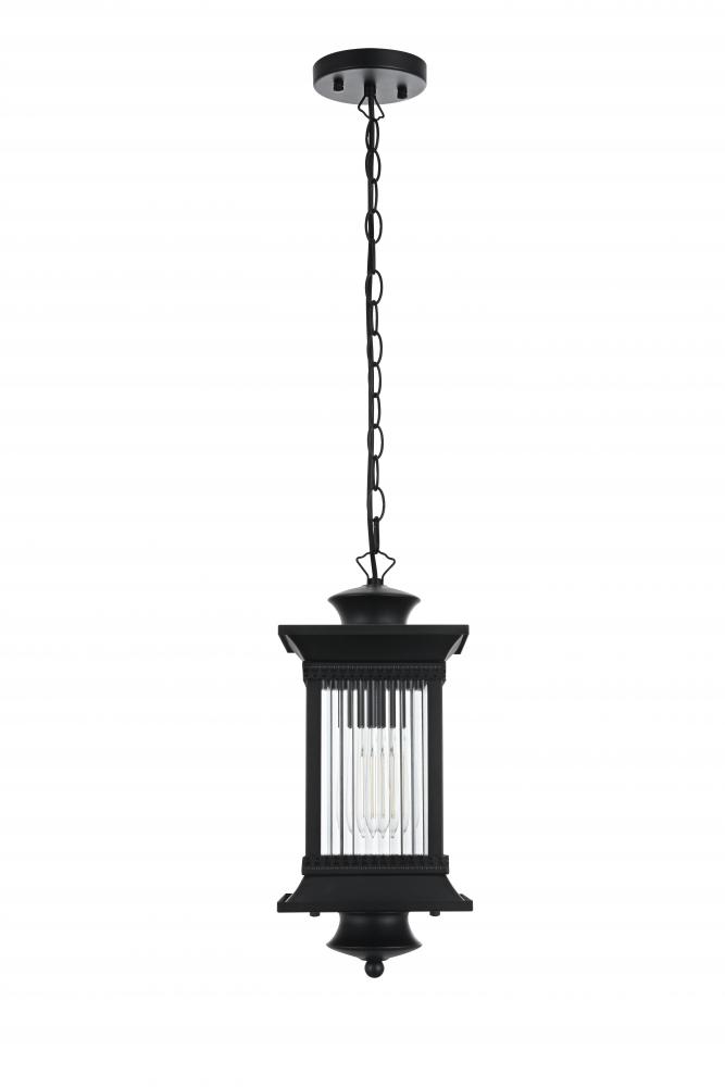 Outdoor Hanging W7&#34; L7&#34; H17.5&#34; L1 Black