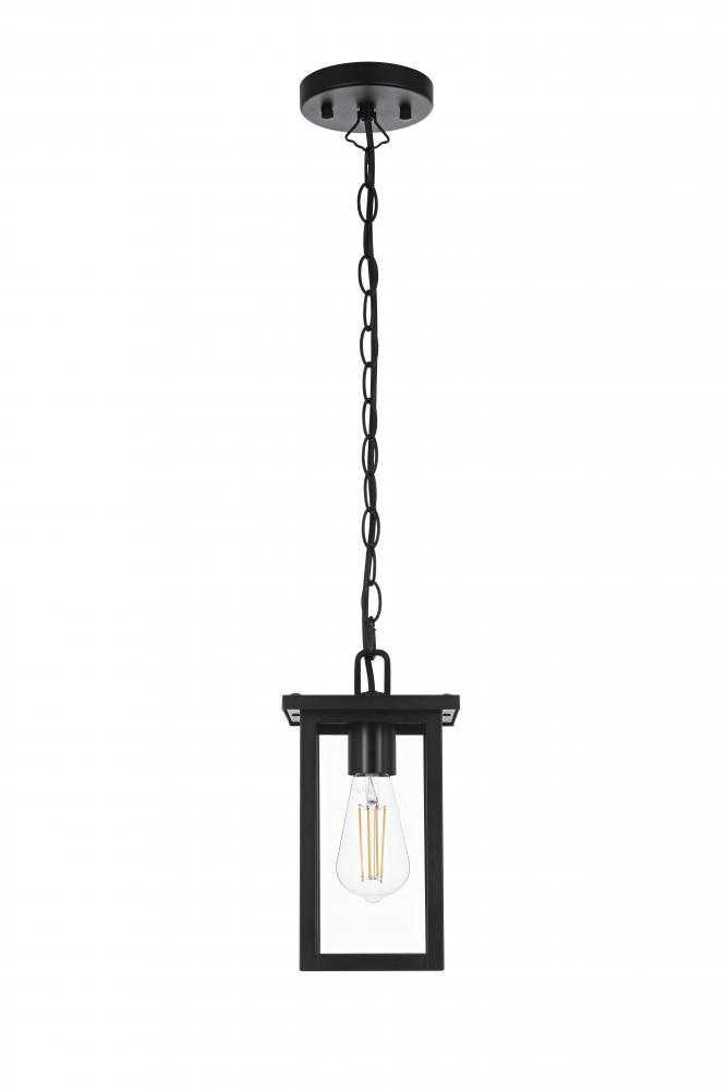 Outdoor Hanging L6&#34; W6&#34; H11&#34; L1 Black