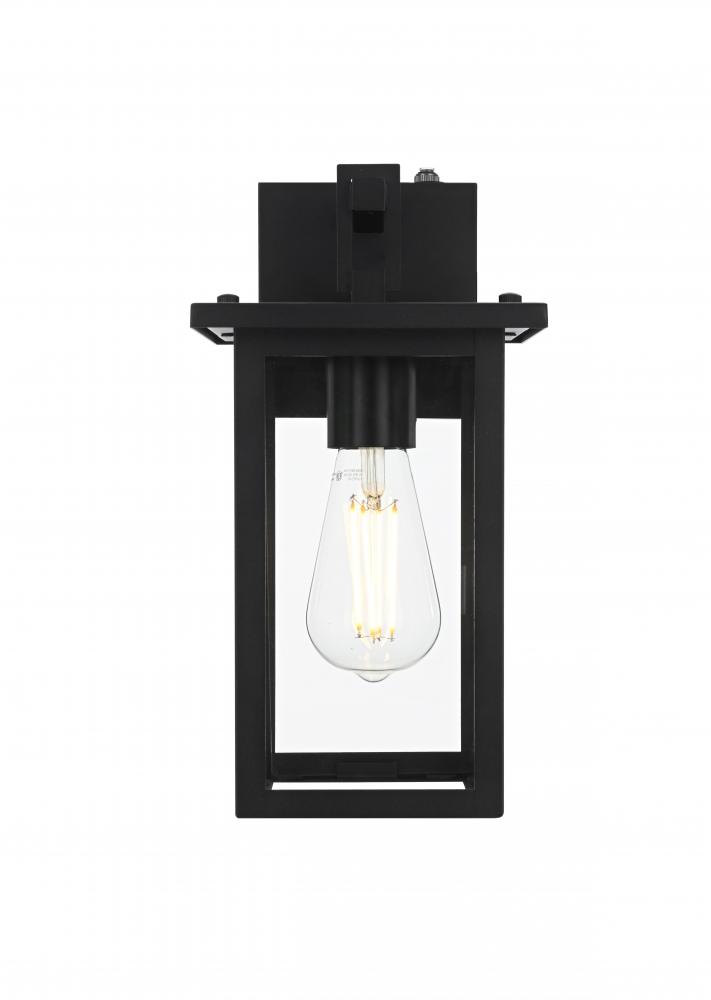 Wall sconce W5.9&#34; H12.35&#34; E7&#34; L1 Black